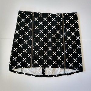 H&M Double Zip Skirt